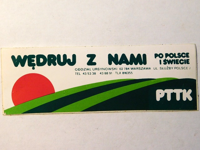 naklejka O/Ursynowskiego